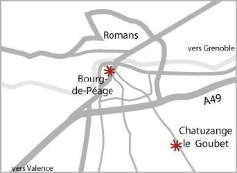 plan Bourg de peage